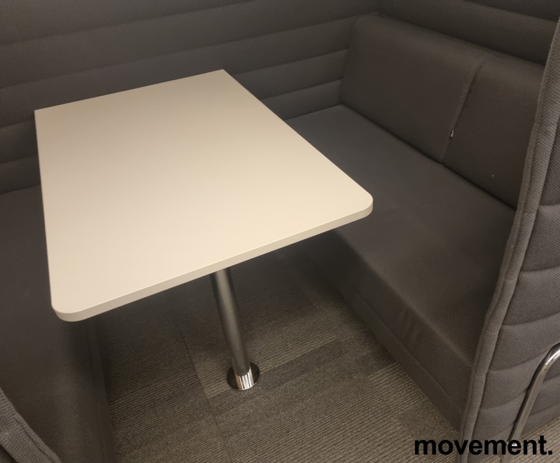 Solgt!Vitra Alcove sofa / møterom i grått - 4 / 4