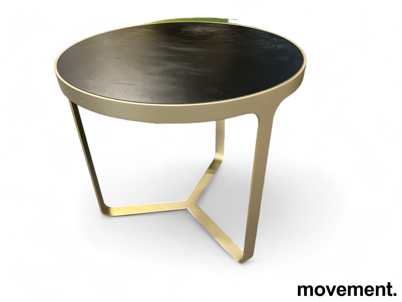Tacchini lavt loungebord i sort / - 1 / 2