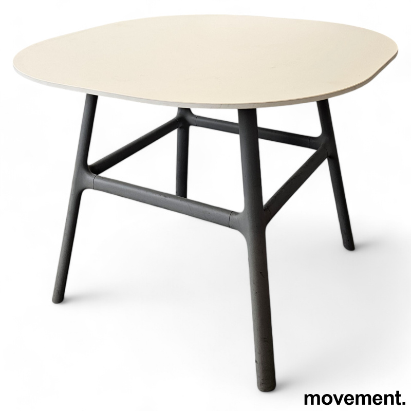 Loungebord / sofabord i hvitt / - 1 / 3