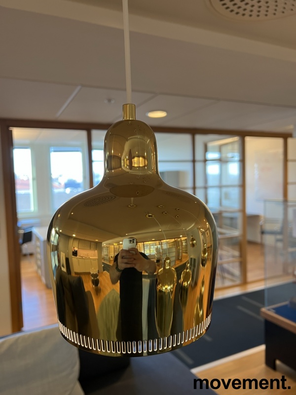 Solgt!Artek Golden Bell taklampe / - 2 / 2