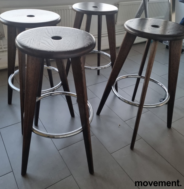 Solgt!Barstol: Tabouret Hout 78cm fra - 2 / 3