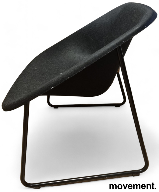 Loungestol fra Inno i sort, modell - 3 / 3