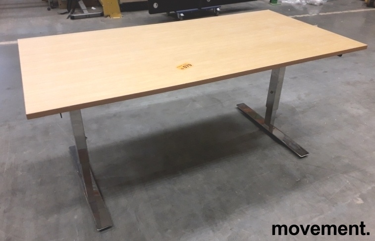 Solgt!Skrivebord i bøk, 164x82 cm, pent - 1 / 3