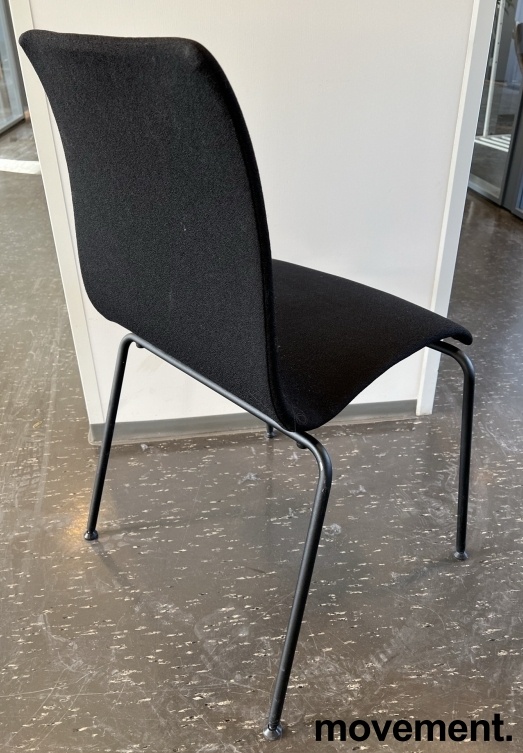 Solgt!Konferansestol / stablestol i sort - 2 / 2