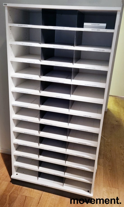 Solgt!Posthylle i hvitt / sort fra Isku, - 1 / 2