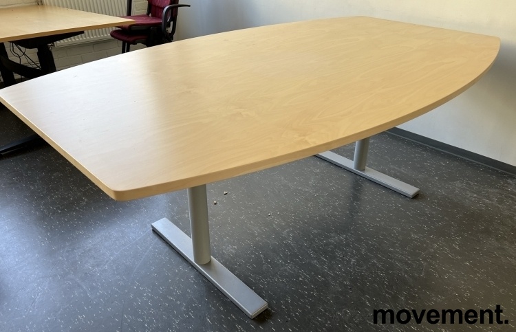 Solgt!Møtebord i bjerk finer / grått, - 1 / 2
