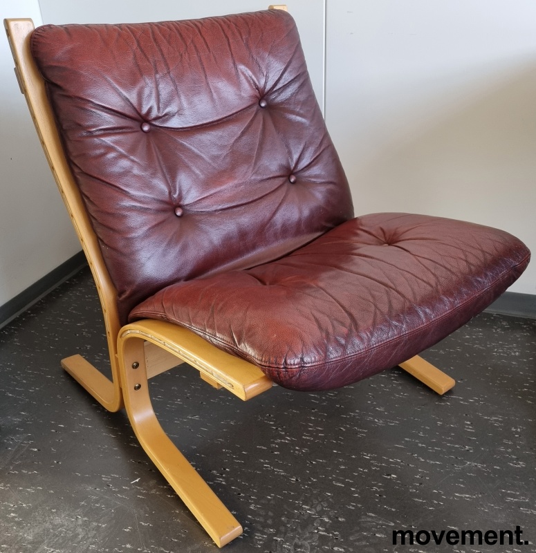 Solgt!Siesta Low, vintage Ekornes i bøk / - 1 / 5