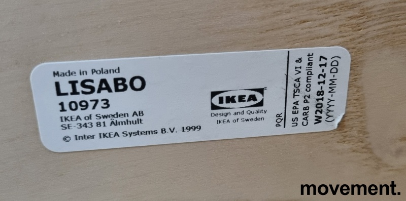Solgt!IKEA Lisabo loungebord / sofabord i - 2 / 2