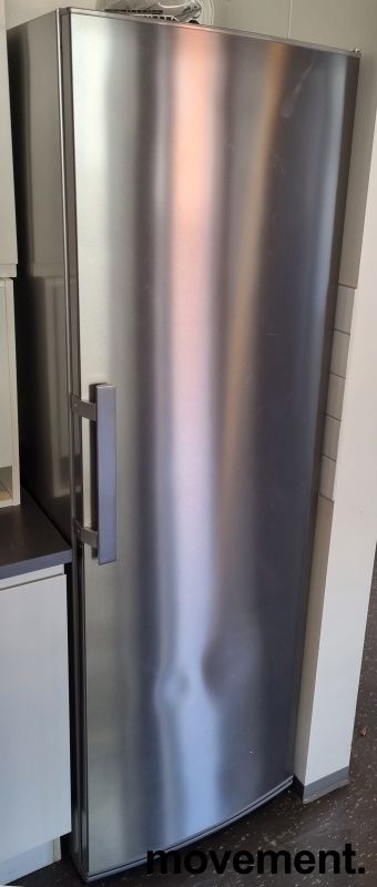 Solgt!Ikea kjøleskap i rustfritt stål, - 1 / 3