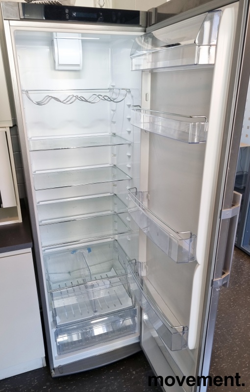 Solgt!Ikea kjøleskap i rustfritt stål, - 2 / 3