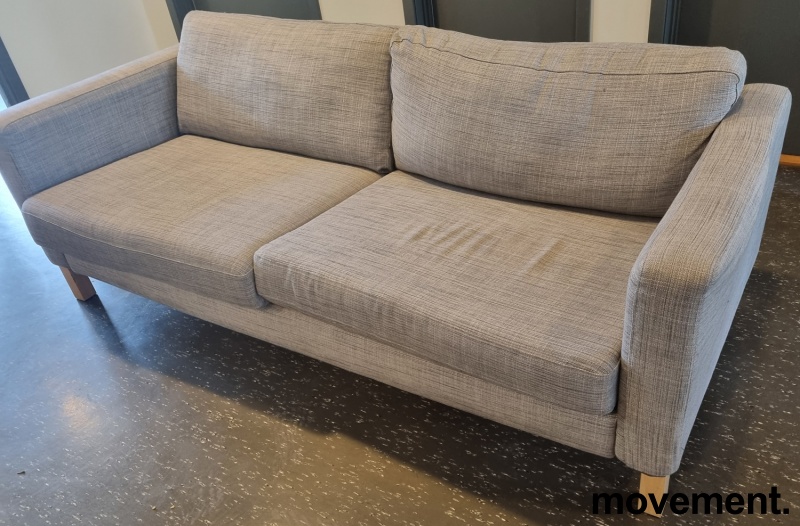 Solgt!Loungesofa, Ikea Karlstad 3seter, - 1 / 2