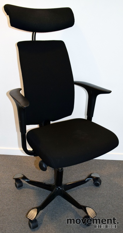 Solgt!Håg H05 5500 kontorstol i sort med - 1 / 2