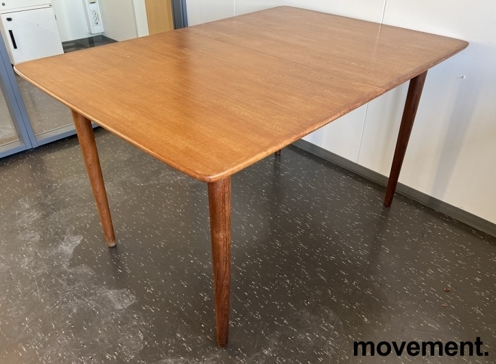 Solgt!Vintage Teak-bord med uttrekk, - 1 / 2