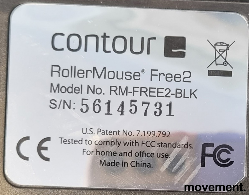 Rollermouse Free2 USB i sort, - 3 / 3