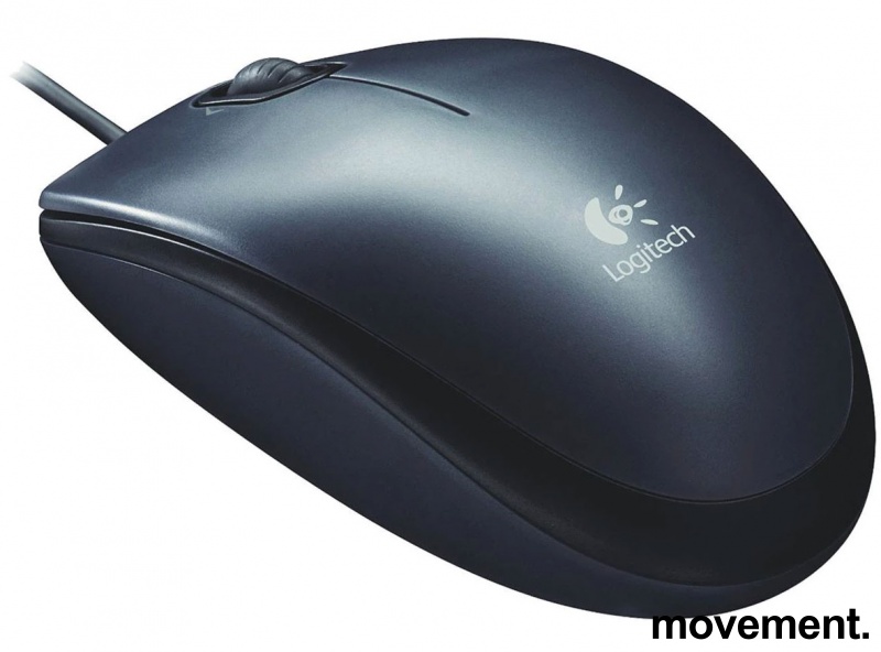 Logitech M90 Optisk mus, to knapper - 1 / 3