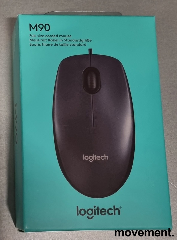 Logitech M90 Optisk mus, to knapper - 2 / 3