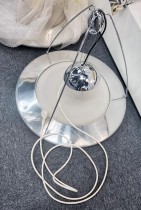 Pendel / Taklampe fra Flos, modell Mira S, Ø=60cm, design: Ezio Didone, pent brukt