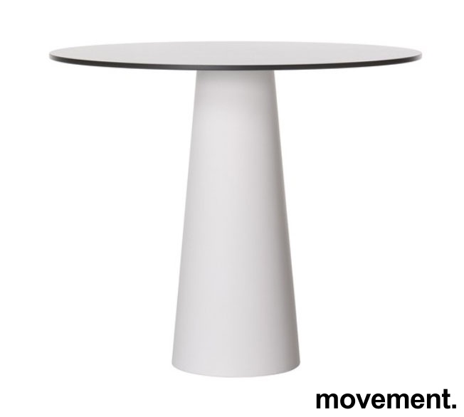Solgt!Rundt møtebord fra Moooi Ø=90cmH=72,5cm, Container, hvit ...