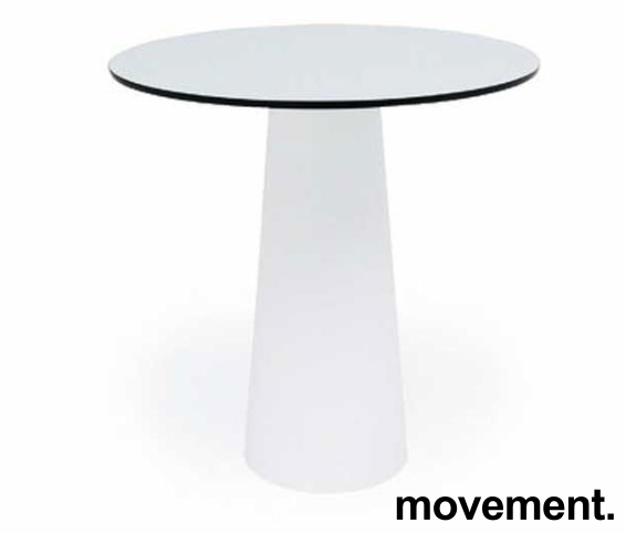 Solgt!Rundt møtebord fra Moooi Ø=80cmH=72,5cm, Container, hvit ...