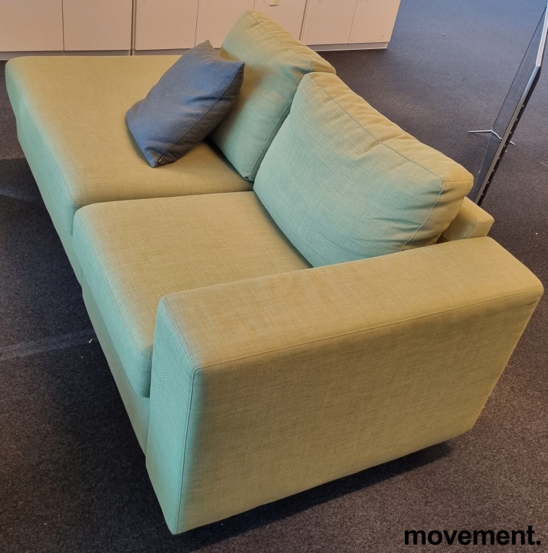 Solgt!Sofa i blek grønn, 196cm bredde, - 2 / 5