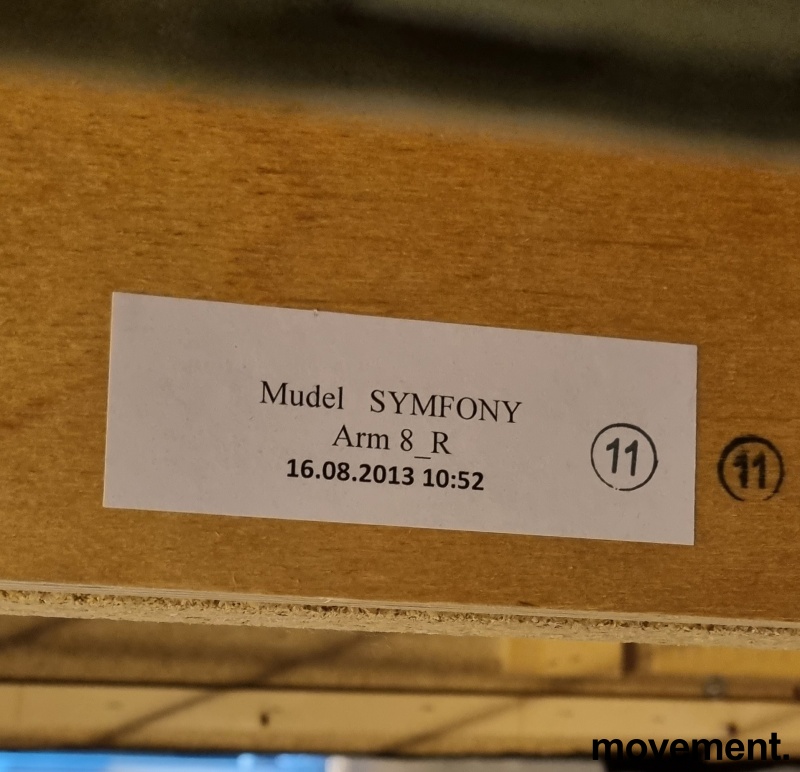 Solgt!Sofa i blek grønn, 196cm bredde, - 5 / 5