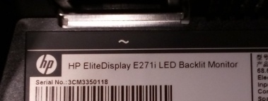 Solgt!Flatskjerm til PC: HP Elitedisplay - 2 / 3