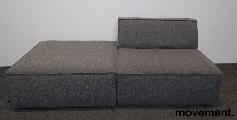 Solgt!Modulsofa i grått stoff fra - 1 / 3