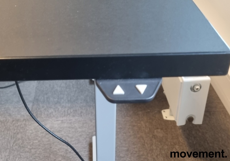 Solgt!Skrivebord med elektrisk hevsenk, - 6 / 8