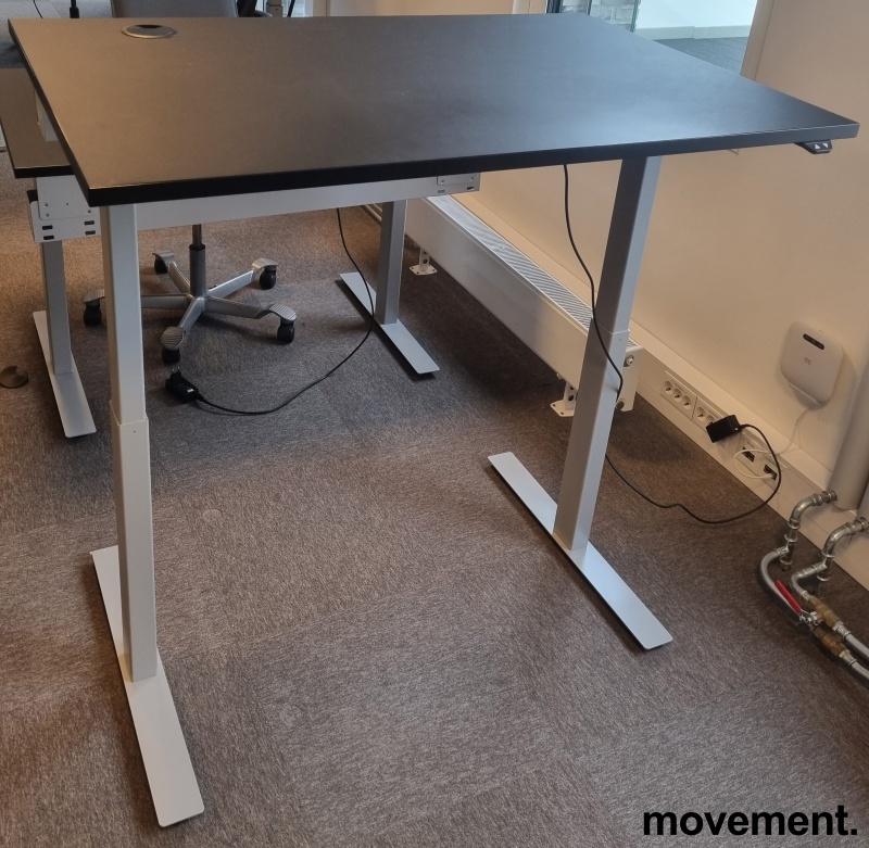 Solgt!Skrivebord med elektrisk hevsenk, - 4 / 8