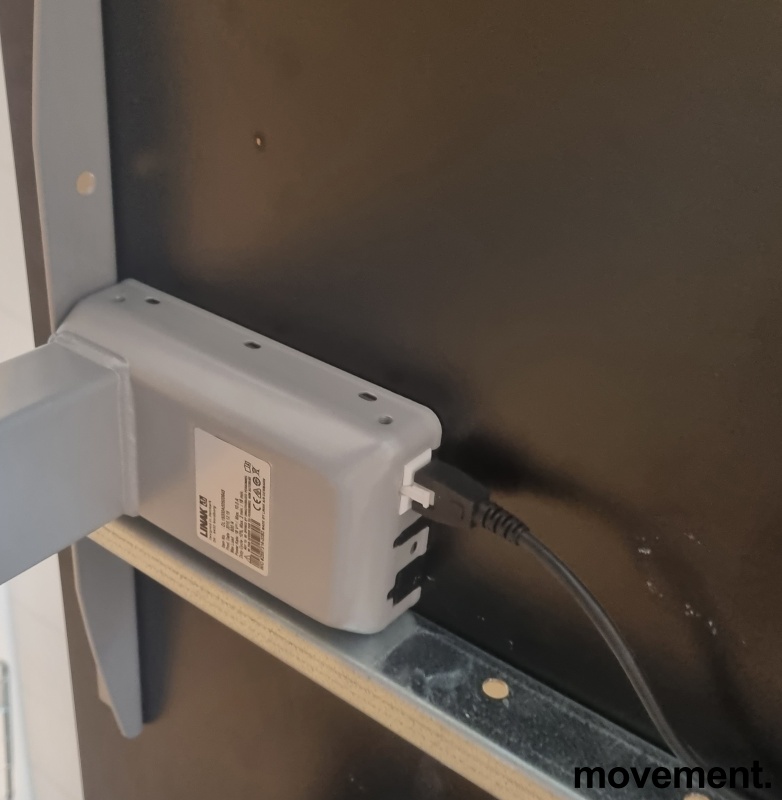 Solgt!Skrivebord med elektrisk hevsenk, - 7 / 7