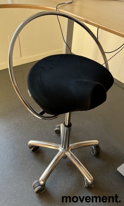 Solgt!Ergonomisk sadelstol / arbeidsstol - 1 / 2