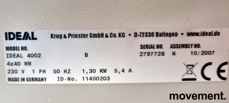 Solgt!Profesjonell P4 makuleringsmaskin - 5 / 5