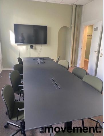 Solgt!Møtebord / konferansebord i sort
