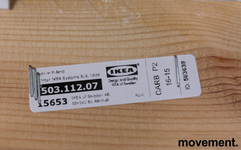 Solgt!IKEA Nockeby 2-seter sofa i lyst - 3 / 3