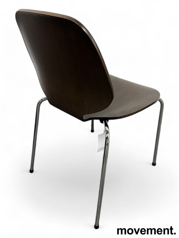 Konferansestol i smoked oak / krom - 2 / 3