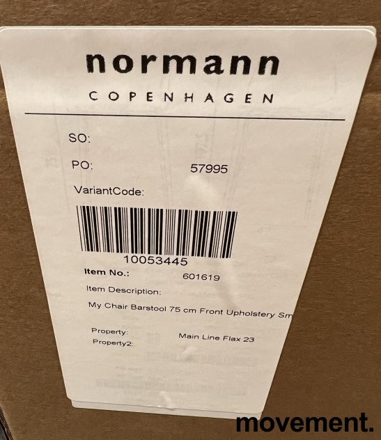 Solgt!Normann Copenhagen barstol, modell - 3 / 3