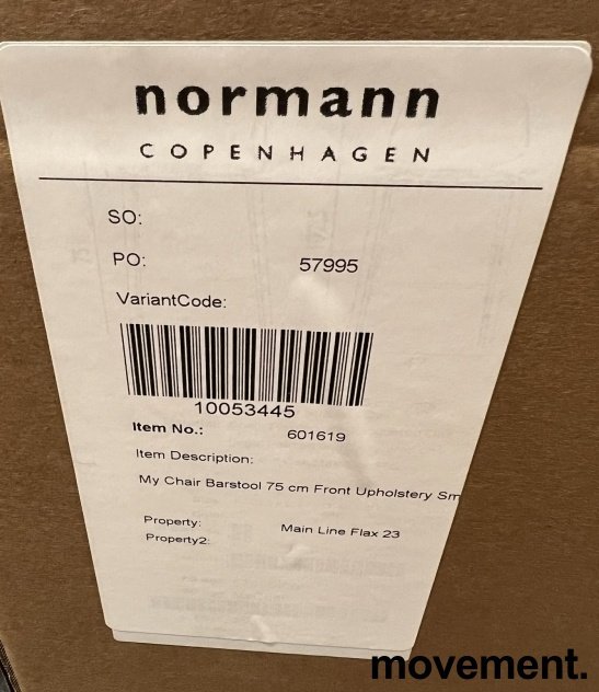 Normann Copenhagen barstol, modell - 3 / 3