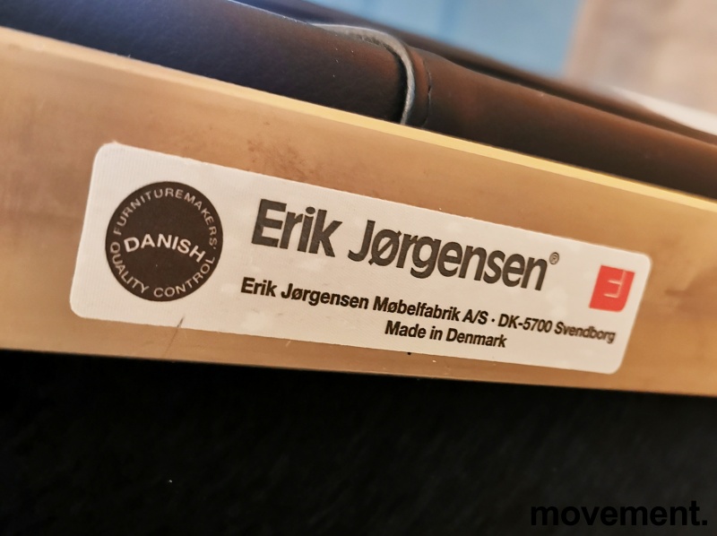 Solgt!2-seter sofa i sort skinn fra Erik - 4 / 4