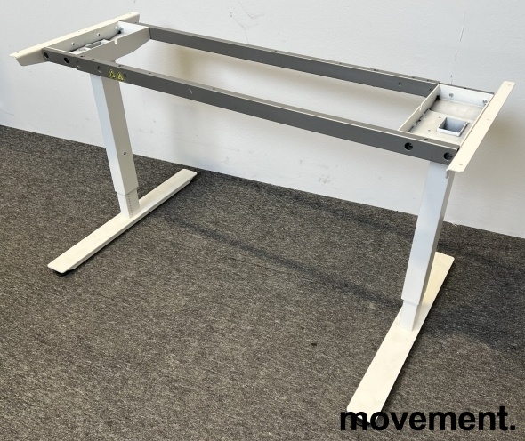 Solgt!Understell for skrivebord i hvitt - 1 / 2