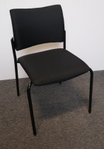 Konferansestol / stablestol i sort fra Nowystyl, modell  Xilium, pent brukt