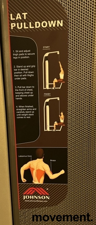 Solgt!Lat pull down / nedtrekk-maskin fra - 3 / 3