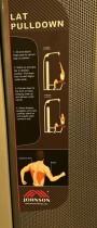 Lat pull down / nedtrekk-maskin fra Johnson, pent brukt