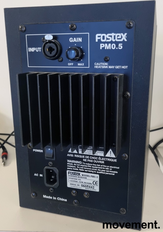 Solgt!Ett par Fostex PM0.5 MK1 Aktive - 2 / 2