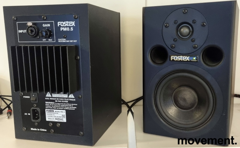 Solgt!Ett par Fostex PM0.5 MK1 Aktive - 1 / 2