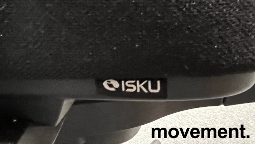 Solgt!Kontorstol i sort fra ISKU, modell - 3 / 3