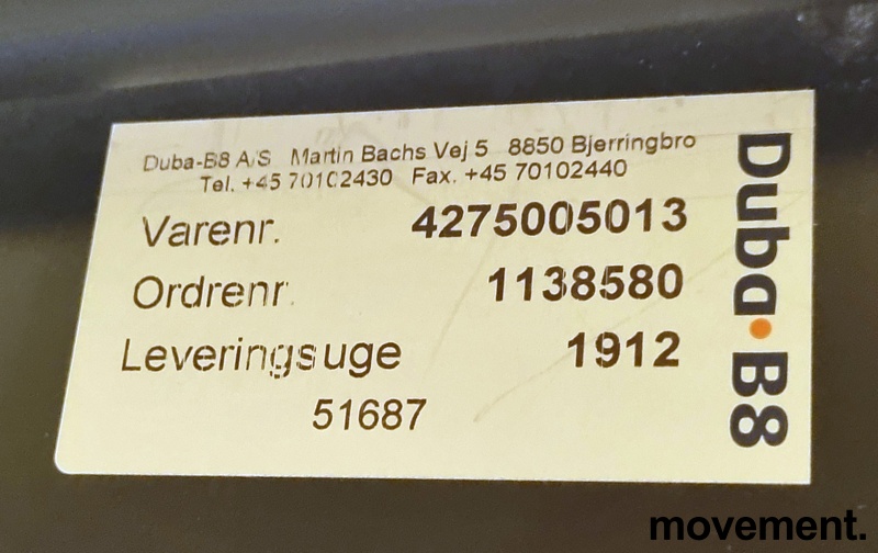 Solgt!Konferansebord / klappbord fra Duba - 5 / 5