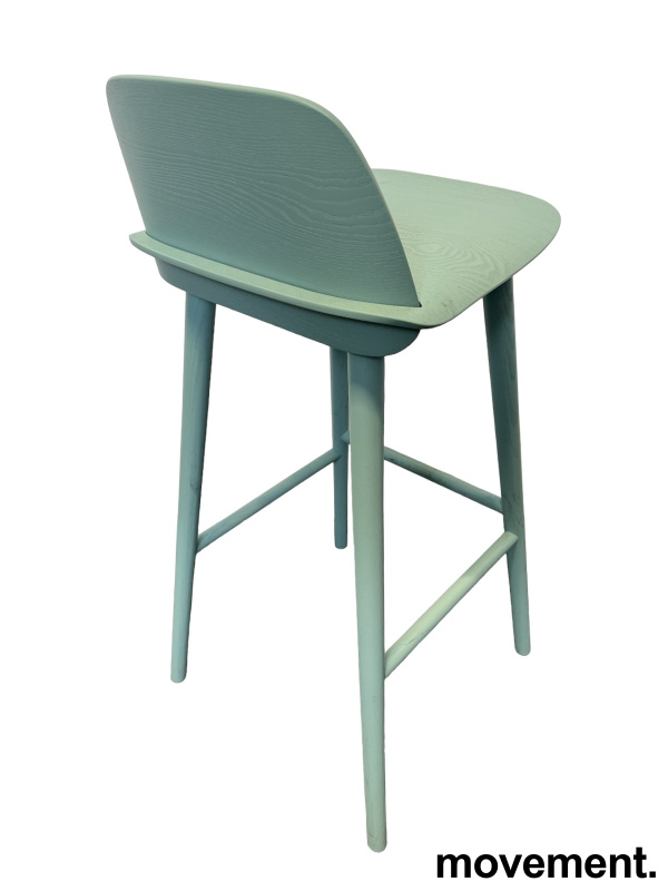 Muuto Nerd Counter barstol i turkis - 2 / 3