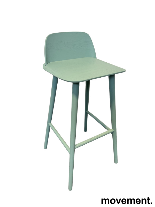 Muuto Nerd Counter barstol i turkis - 1 / 3