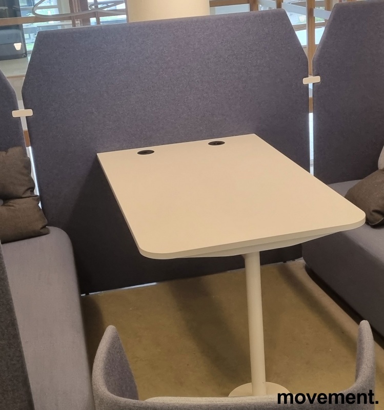 Solgt!Skjermvegg med møtebord i blått fra - 2 / 3