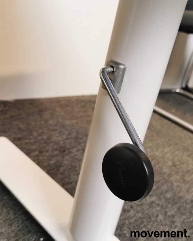 Solgt!Skrivebord i hvitt fra Kinnarps, - 5 / 6